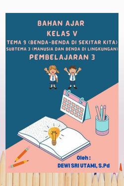 Book Creator REVISI BAHAN AJAR KELAS 5 SEMESTER 2 TEMA 9 SUBTEMA 3