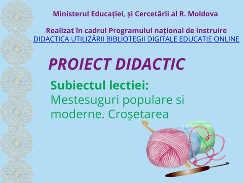 Book Creator Proiect Didactic