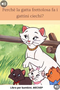 Book Creator Perché la gatta frettolosa fa i gattini ciechi