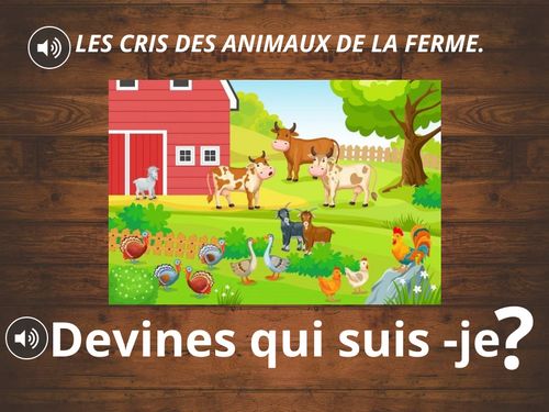 Book Creator Les Cris Des Animaux De La Ferme