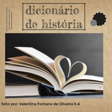 Book Creator Dicionário de história