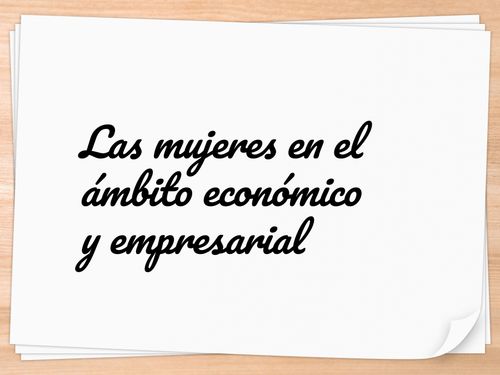 Book Creator Las Mujeres En El Mbito Econ Mico Y Empresarial