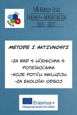 Book Creator Metode I Aktivnosti Nastale U Sklopu Erasmus Akreditacije