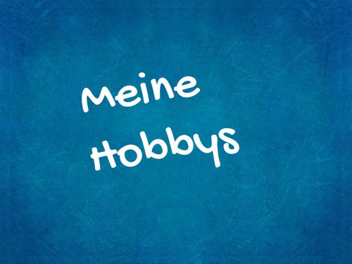 Book Creator Meine Hobbys