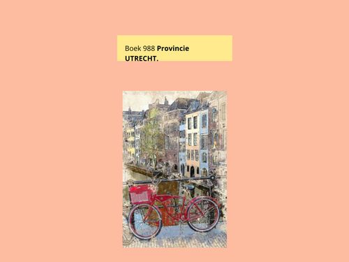 Book Creator Boek Provincies Utrecht