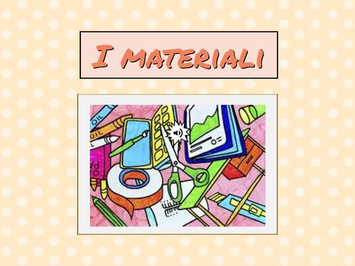 Book Creator Il Mio Libro Sui Materiali