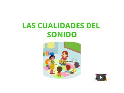 Book Creator LAS CUALIDADES DEL SONIDO