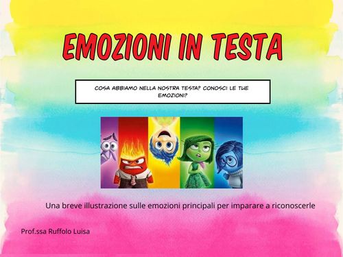 Book Creator Emozioni In Testa