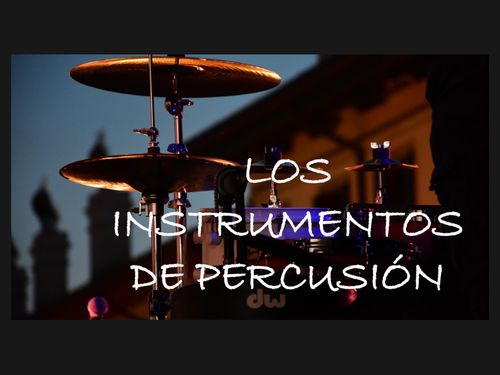 Book Creator Los Instrumentos De Percusi N