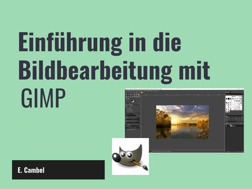 Book Creator Informatik 8 Einstieg In GIMP