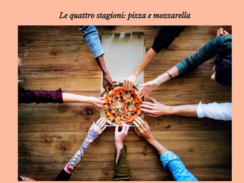 Book Creator Le Quattro Stagioni Pizza E Mozzarella