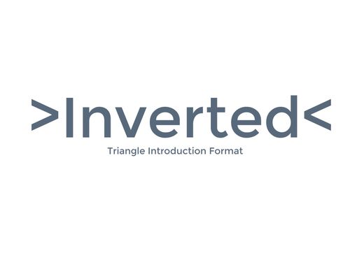 Book Creator | inverted triangle introduction form lesson