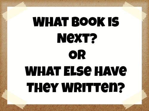 Books in a series or by the same author