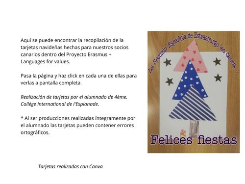 Felicitaciones navideñas L4V