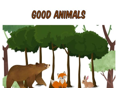 Book Creator | Good animals