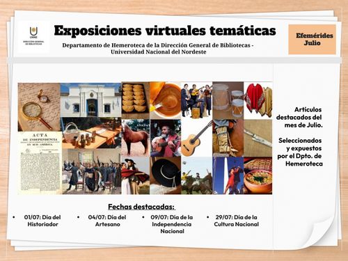 Exposiciones virtuales temáticas