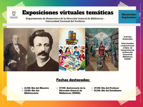 Efemérides Mes de Setiembre