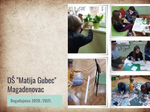 O "Matija Gubec" Magadenovac - Dogaajnica 2020./21.