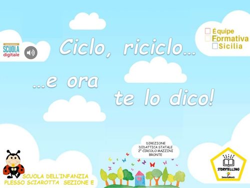 Book Creator Ciclo Riciclo Ora Te Lo Dico