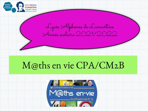 Projet CPA/CM2B