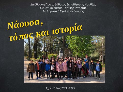 Νάουσα, τόπος και ιστορία