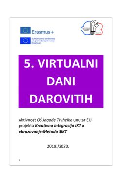 5. virtualni dani darovitih