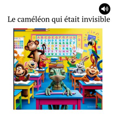 Book Creator | Le caméléon qui était invisible