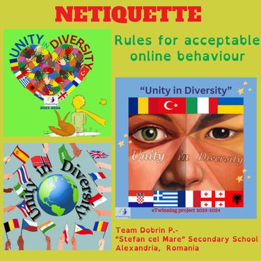 Book Creator | Netiquette Rules - UNITY IN DIVERSITY