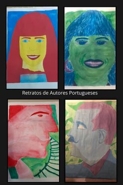retratos de autores portugueses 