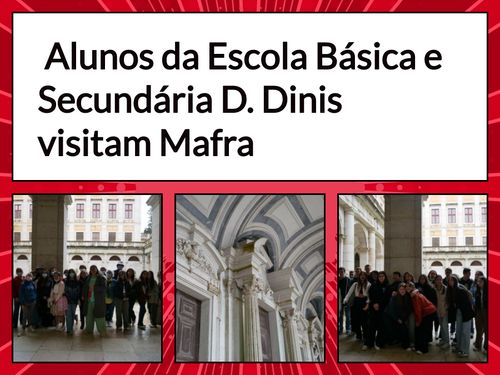 Alunos da Escola Básica e Secundária D. Dinis visitam Mafra