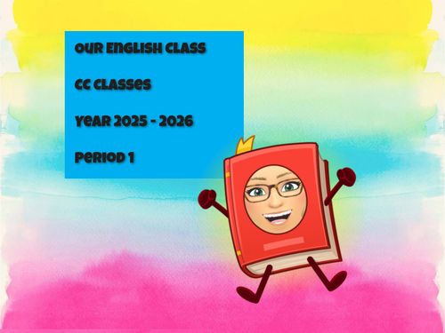 Book Creator | English Time PERIOD 1 2025-2026