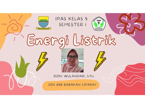 Book Creator | Energi Listrik Kelas 5 IPAS Semester 1