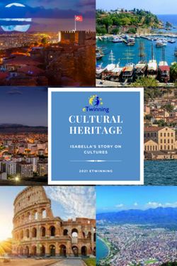 Cultural Heritage eTwinning Project/short story