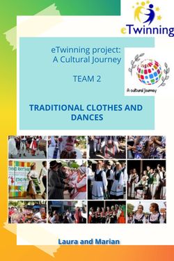 Combined book - Team 2 - Traditional dances and costumes