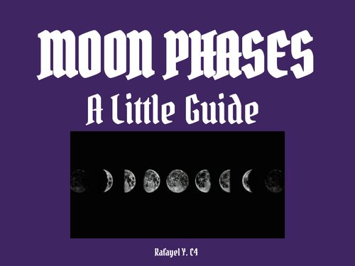 Book Creator | Moon Phases Project