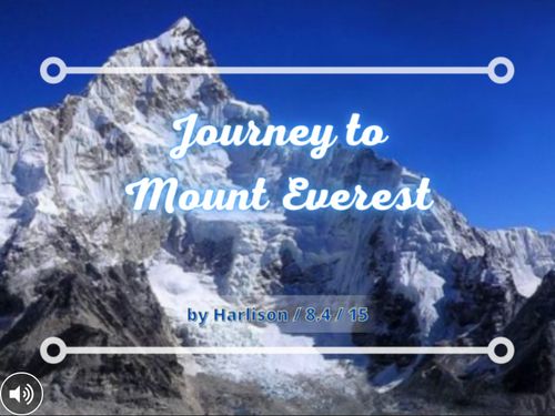 Book Creator | Journey to Mount Everest