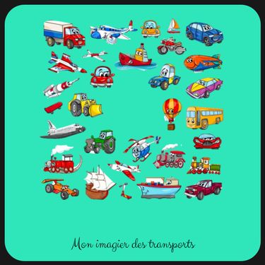 Book Creator | les moyens de transport GS