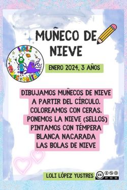 DIBUJOS MUÑECOS DE NIEVE