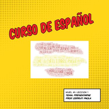 Mi clase de esp@ñol. Lección 1