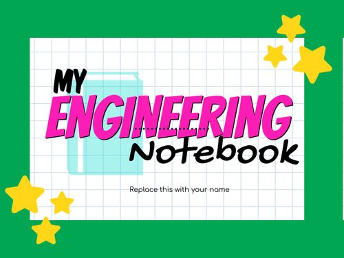 Book Creator | Engineering Notebook Template