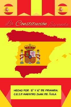 LA CONSTITUCION ESPAÑOLA