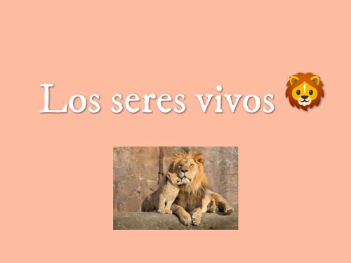 LOS SERES VIVOS (CARLA)