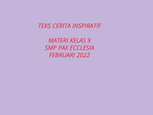 Book Creator | TEKS CERITA INSPIRATIF
