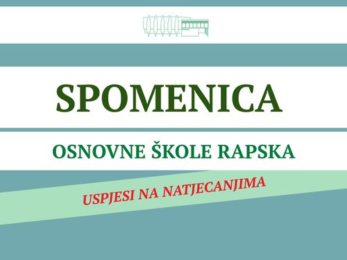 Spomenica OŠ Rapska uspjesi na natjecanjima