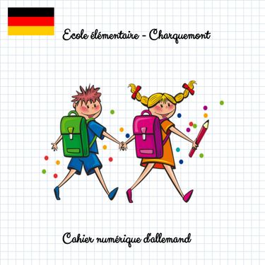 Cahier d'allemand - Ecole élémentaire - Charquemont
