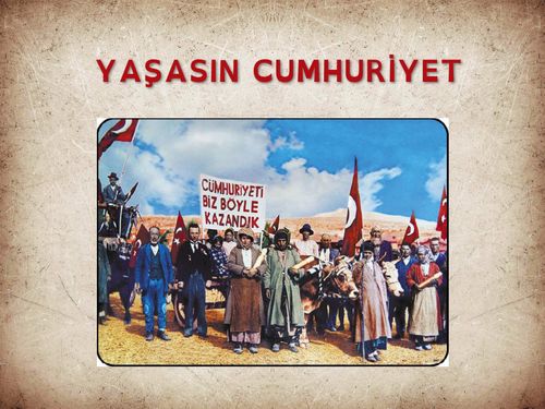 YAŞASIN CUMHURİYET