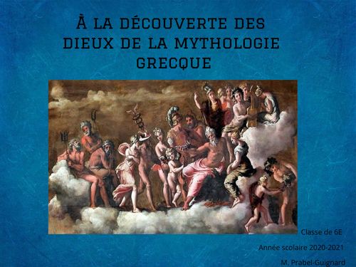 À la découverte des dieux de la mythologie grecque