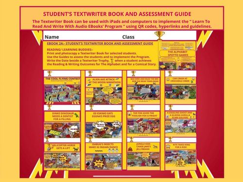 Book Creator | 2A - PRINTABLE - Student’s Textwriter Book & Assessment ...