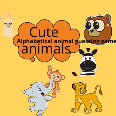 Alphabetical animal guessing games