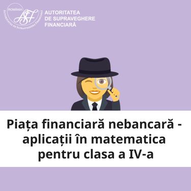 Educație financiară - aplicații matematică clasa a 4-a